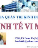 Bài giảng Kinh tế vi mô: Bài 3 - PGS.TS Đoàn Thị Mỹ Hạnh