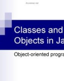 Classes and Objects in Java_Object-oriented programming