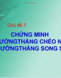 Giáo trình toán hình học không gian_ Chủ đề 7