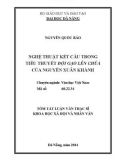 Tóm tắt luận văn Thạc sĩ Khoa học Xã hội và Nhân văn: Nghệ thuật kết cấu trong tiểu thuyết Đội gạo lên chùa của Nguyễn Xuân Khánh