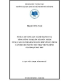 Luận văn Thạc sĩ Kinh tế: Nâng cao năng lực cạnh tranh của Tổng công ty Địa ốc Sài Gòn nhằm nâng cao giá trị khách hàng đối với sản phẩm căn hộ cho người thu nhập trung bình giai đoạn 2012-2015