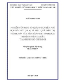 Tóm tắt Luận án tiến sĩ Y học: Nghiên cứu một số kháng nguyên phù hợp tổ chức (HLA) và hiệu quả điều trị viêm khớp vảy nến bằng methotrexat tại Bệnh viện Da liễu thành phố Hồ Chí Minh