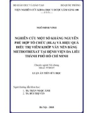 Luận án tiến sĩ Y học: Nghiên cứu một số kháng nguyên phù hợp tổ chức (HLA) và hiệu quả điều trị viêm khớp vảy nến bằng methotrexat tại Bệnh viện Da liễu Thành phố Hồ Chí Minh