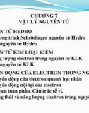 Bài giảng Vật lý đại cương 2: Chương 7 - TS. Phạm Thị Hải Miền