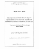 Luận văn Thạc sĩ Kinh tế: Thẩm định giá cổ phiếu công ty phục vụ mực đích thoái vốn nhà nước - Nghiên cứu điển hình tại một đơn vị kinh doanh xăng dầu