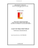 Luận văn Thạc sĩ Kỹ thuật: Phân tích và một số giải pháp nâng cao chất lượng nguồn nhân lực trong Công ty cổ phần Tư vấn Xây dựng Điện 1