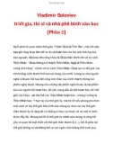 Vladimir Soloviev triết gia, thi sĩ và nhà phê bình văn học [Phần 2]_6