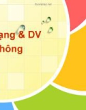 TC mạng & DV viễn thông - TỔNG QUAN