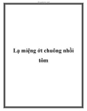 Lạ miệng ớt chuông nhồi tôm