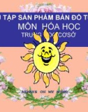 BỘ SƯU TẬP SẢN PHẨM BẢN ĐỒ TƯ DUY MÔN HÓA HỌC TRUNG HỌC CƠSỞ