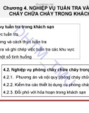 Bài giảng An ninh khách sạn (Hotel Security) - Chương 4: Nghiệp vụ tuần tra và phòng cháy chữa cháy trong khách sạn