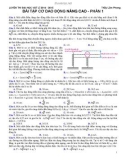 Luyện thi đại học Vật lý năm 2014-2015: Bài tập cơ dao động nâng cao (Phần 1)