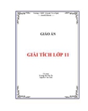 Giáo án giải tích lớp 11 nâng cao