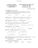 Đề thi học kì 2 môn Toán lớp 9 năm 2022-2023 có đáp án - Trường THCS Xã Nghĩa Hùng