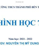 Bài giảng môn Hình học lớp 7 - Bài 2: Hai đường thẳng vuông góc