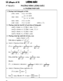 Toán ôn thi Đại học - Chuyên đề 2: Lượng giác
