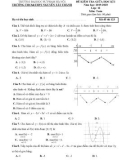 Đề kiểm tra giữa HK1 môn Toán 12 năm 2019-2020 có đáp án - Trường THCS&THPT Nguyễn Tất Thành