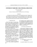 Synthesis of some new C ring steroidal derivatives