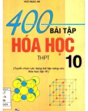 Tuyển chọn 400 bài tập Hóa học THPT lớp 10: Phần 1