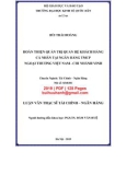 Luận văn Thạc sĩ Tài chính ngân hàng: Hoàn thiện quản trị quan hệ khách hàng cá nhân tại Ngân hàng TMCP Ngoại thương Việt nam - Chi nhánh Vinh