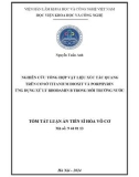 Tóm tắt Luận án Tiến sĩ Hóa vô cơ: Nghiên cứu tổng hợp vật liệu xúc tác quang trên cơ sở titanium dioxit và porphyrin ứng dụng xử lý Rhodamin B trong môi trường nước