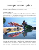 Khám phá Tây Ninh - phần 3