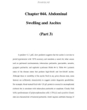 Chapter 044. Abdominal Swelling and Ascites (Part 3)