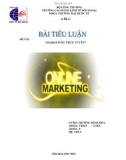 Luận văn đề tài: Marketing trực tuyến