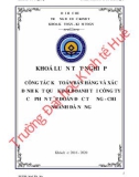 Khóa luận tốt nghiệp Quản trị kinh doanh: Thực trạng công tác kế toán bán hàng và xác định kết quả kinh doanh tại công ty Cổ phần Tập đoàn Đức Tường - Chi nhánh Đà Nẵng