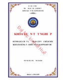 Khóa luận tốt nghiệp Quản trị kinh doanh: Đánh giá chất lượng dịch vụ chăm sóc khách hàng tại siêu thị Co.opmart Huế