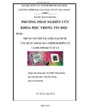 Tiểu luận: NHỮNG NGUYÊN TẮC SÁNG TẠO ĐƯỢC ỨNG DỤNG TRONG QUÁ TRÌNH NGHIÊN CỨU VÀ ĐỔI MỚI BỘ VI XỬ LÝ