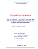 Sáng kiến kinh nghiệm THPT: Một số giải pháp phổ cập bơi cho học sinh THPT nhằm phòng chống đuối nước và cứu nạn tại vùng 5 Nam Nam Đàn