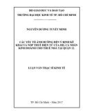 Luận văn Thạc sĩ Kinh tế: Các yếu tố ảnh hưởng đến ý định kê khai và nộp thuế điện tử của hộ, cá nhân kinh doanh cho thuê nhà tại Quận 12