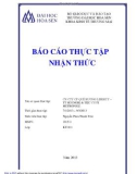 Báo cáo thực tập nhận thức: Chi nhánh công ty cổ phần Quê Hương Liberty - TT hội nghị và tiệc cưới Metropole