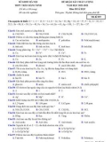 Đề thi KSCL môn Hóa học lớp 12 năm 2022-2023 có đáp án - Trường THPT Trần Đăng Ninh, Hà Nội