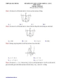 Đề thi thử THPTQG môn Toán lần 3 năm 2019 - THPT Quang Trung, Bình Phước