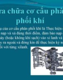 Sữa chữa cơ cấu phân phối khí