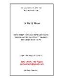 Luận văn Thạc sĩ Quản trị kinh doanh: Hoàn thiện công tác đánh giá thành tích nhân viên tại Công ty Cổ phần Thủy điện Miền Trung