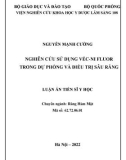 Luận án Tiến sĩ Y học: Nghiên cứu sử dụng véc-ni fluor trong dự phòng và điều trị sâu răng