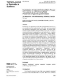 Exploitation of catechin extract from pruned tea leaves as a promising food preservative against lipid oxidation