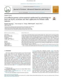 Cost-effective porous carbon materials synthesized by carbonizing rice husk and K2CO3 activation and their application for lithium-sulfur batteries