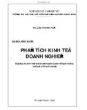 bài giảng phân tích kinh tế doanh nghiệp phần 1