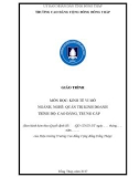 Giáo trình Kinh tế vi mô (Nghề: Quản trị kinh doanh - CĐ/TC) - Trường Cao đẳng Cộng đồng Đồng Tháp