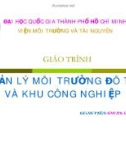 Giáo trình Quản lý môi trường đô thị và khu công nghiệp - TS. Lê Thanh Hải