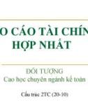 Bài giảng Báo cáo tài chính hợp nhất: Chương 0