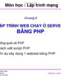 Bài giảng môn Lập trình mạng: Chương 9 - TS. Nguyễn Văn Hiệp