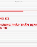 Bài giảng môn Tài chính doanh nghiệp: Chương 3 - Hà Thị Thùy