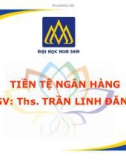 Bài giảng Tiền tệ ngân hàng: Chương 6 - ThS. Trần Linh Đăng