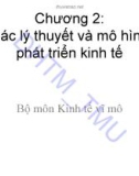 Bài giảng học phần Kinh tế phát triển: Chương 2 – ĐH Thương mại