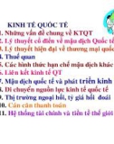 Bài giảng Kinh tế quốc tế